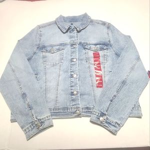 Seven7 XL Light Denim NWT Jacket